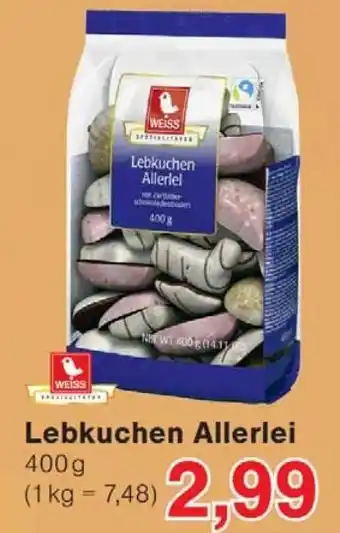 Wiglo Wunderland WEISS Lebkuchen Allerlei Angebot