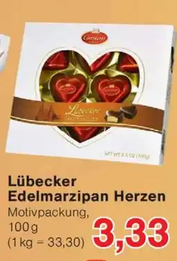 Wiglo Wunderland Lubecker Edelmarzipan Herzen Angebot