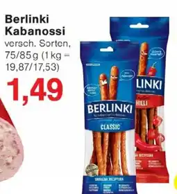 Wiglo Wunderland Berlinki Kabanossi Angebot