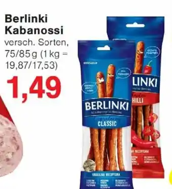 Wiglo Wunderland Berlinki Kabanossi Angebot