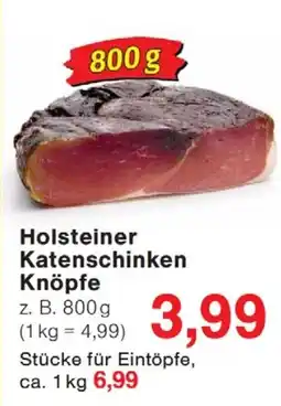 Wiglo Wunderland Holsteiner Katenschinken Knöpfe Angebot