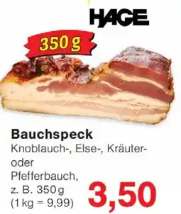 Wiglo Wunderland HAGE Bauchspeck Angebot