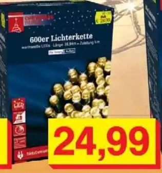 Wiglo Wunderland Lichterkette 600er Angebot