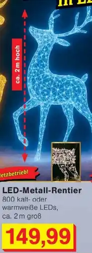 Wiglo Wunderland LED-Metall-Rentier Angebot