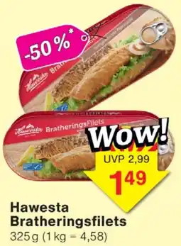 Wiglo Wunderland Hawesta BratheringsFilets Angebot
