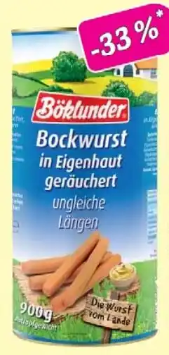 Wiglo Wunderland Böklunder Land- bockwurst Angebot