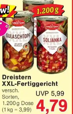 Wiglo Wunderland Dreistern XXL-Fertiggericht Angebot