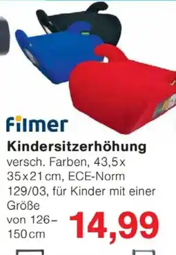 Wiglo Wunderland Filmer Kindersitzerhöhung Angebot