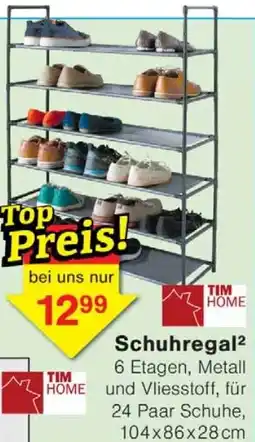 Wiglo Wunderland TIM HOME Schuhregal Angebot