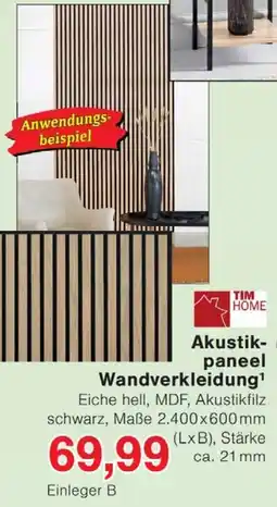 Wiglo Wunderland TIM HOME Akustik- paneel Wandverkleidung Angebot