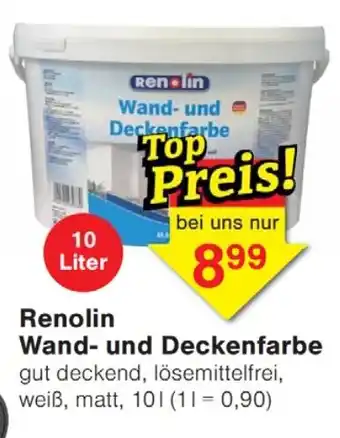 Wiglo Wunderland Renolin Wand- und Deckenfarbe Angebot