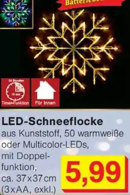Wiglo Wunderland LED-Schneeflocke Angebot