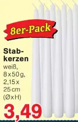 Wiglo Wunderland Stab- kerzen 8er-Pack Angebot