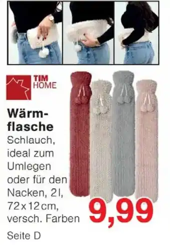 Wiglo Wunderland TIM HOME Wärm- flasche Angebot