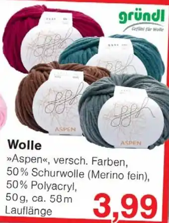 Wiglo Wunderland grundl Wolle Angebot