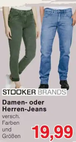 Wiglo Wunderland STOOKER BRANDS Damen- oder Herren-Jeans Angebot