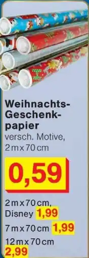 Wiglo Wunderland Weihnachts- Geschenk- papier Angebot