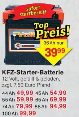 Wiglo Wunderland KFZ-Starter-Batterie 36 Ah nur Angebot