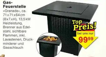 Wiglo Wunderland Gas- Feuerstelle Angebot