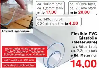 Wiglo Wunderland Flexible PVC Glasfolie (Meterware) Angebot