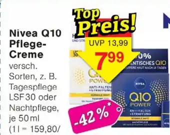 Wiglo Wunderland Nivea Q10 Pflege- Creme Angebot