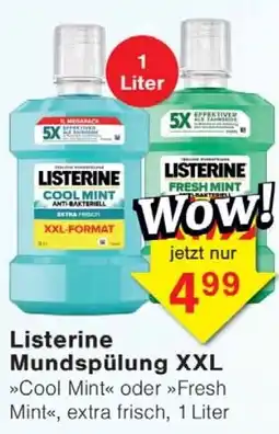 Wiglo Wunderland Listerine Mundspülung XXL Angebot