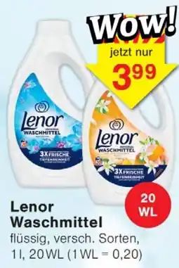 Wiglo Wunderland Lenor Waschmittel Angebot