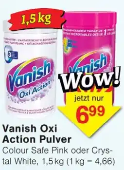 Wiglo Wunderland Vanish Oxi Action Pulver Angebot