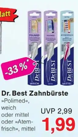 Wiglo Wunderland Dr. Best Zahnbürste Angebot