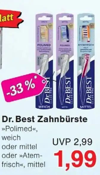 Wiglo Wunderland Dr. Best Zahnbürste Angebot