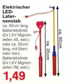 Wiglo Wunderland Elektrischer LED- Later- nenstab Angebot