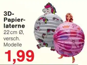 Wiglo Wunderland 3D- Papier- laterne Angebot