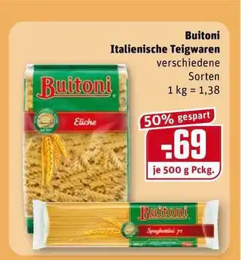 REWE Kaufpark Buitoni Italienische Teigwaren 500g Angebot