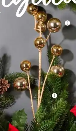 Handelshof KUNST-WEIHNACHTS- KUGEL-ZWEIG Angebot