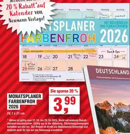 Handelshof MONATSPLANER FARBENFROH 2026 Angebot