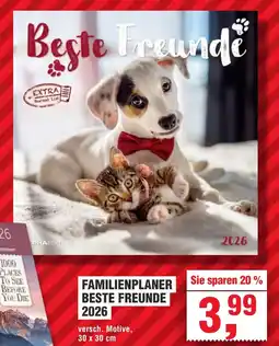 Handelshof FAMILIENPLANER BESTE FREUNDE 2026 Angebot