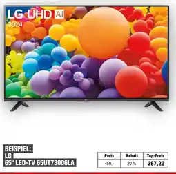 Handelshof LG 65" LED-TV 65UT73006LA Angebot