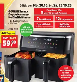 Thomas Philipps GOURMETMaxx Doppelkammer- Heißluftfritteuse Angebot