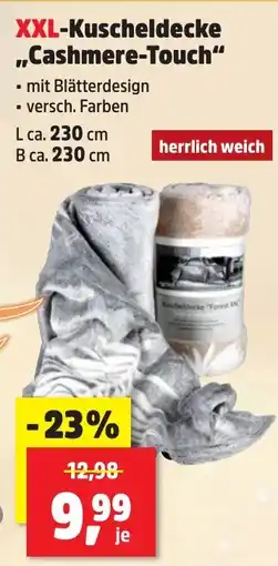 Thomas Philipps XXL-Kuscheldecke ,,Cashmere-Touch" Angebot