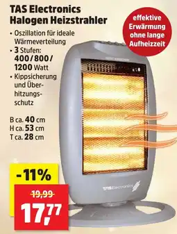 Thomas Philipps TAS Electronics Halogen Heizstrahler Angebot