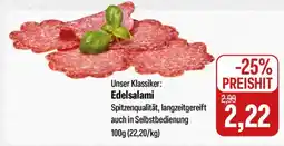 Feneberg Unser Klassiker: Edelsalami Angebot