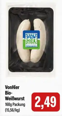 Feneberg VonHier Bio- Weißwurst Angebot
