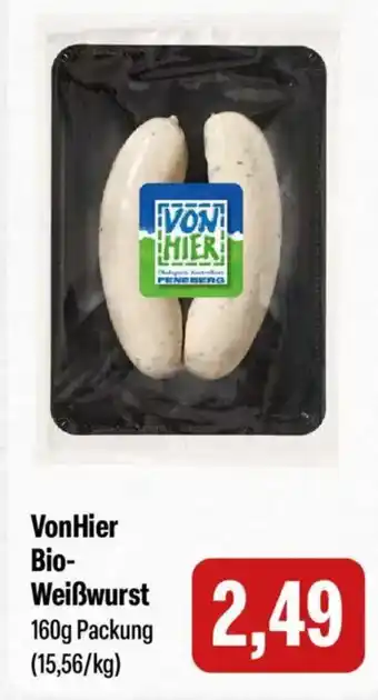 Feneberg VonHier Bio- Weißwurst Angebot