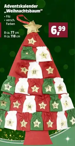Thomas Philipps Adventskalender ,,Weihnachtsbaum" Angebot