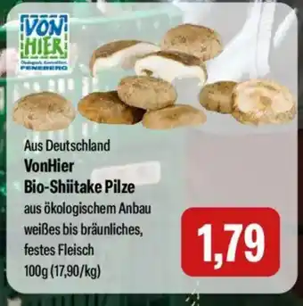 Feneberg VonHier Bio-Shiitake Pilze Angebot