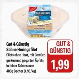 Feneberg Gut & Günstig Sahne Heringsfilet Angebot