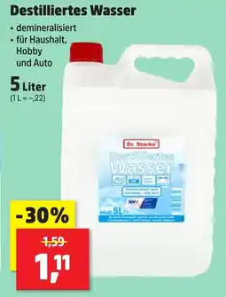 Thomas Philipps Destilliertes Wasser Dr. Starke Angebot