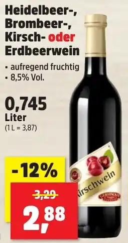 Thomas Philipps Heidelbeer-, Brombeer-, Kirsch- oder Erdbeerwein Angebot