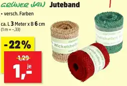 Thomas Philipps GRÜNER JAN Juteband Angebot