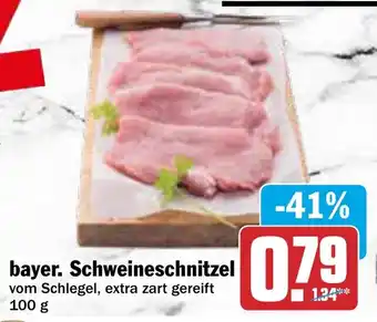 AEZ bayer. Schweineschnitzel Angebot